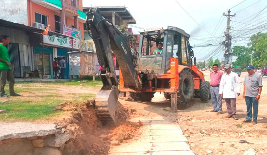 अवरुद्ध खानेपानी सुचारु