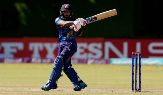 ओमानले दिएको ९९ रनको लक्ष्य पछ्याउँदै श्रीलंका